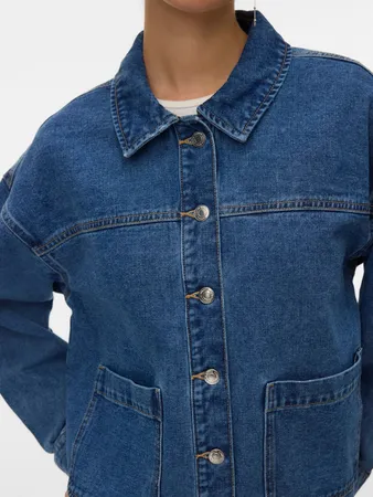 Vmjamie Ls Denim Shacket Mix G